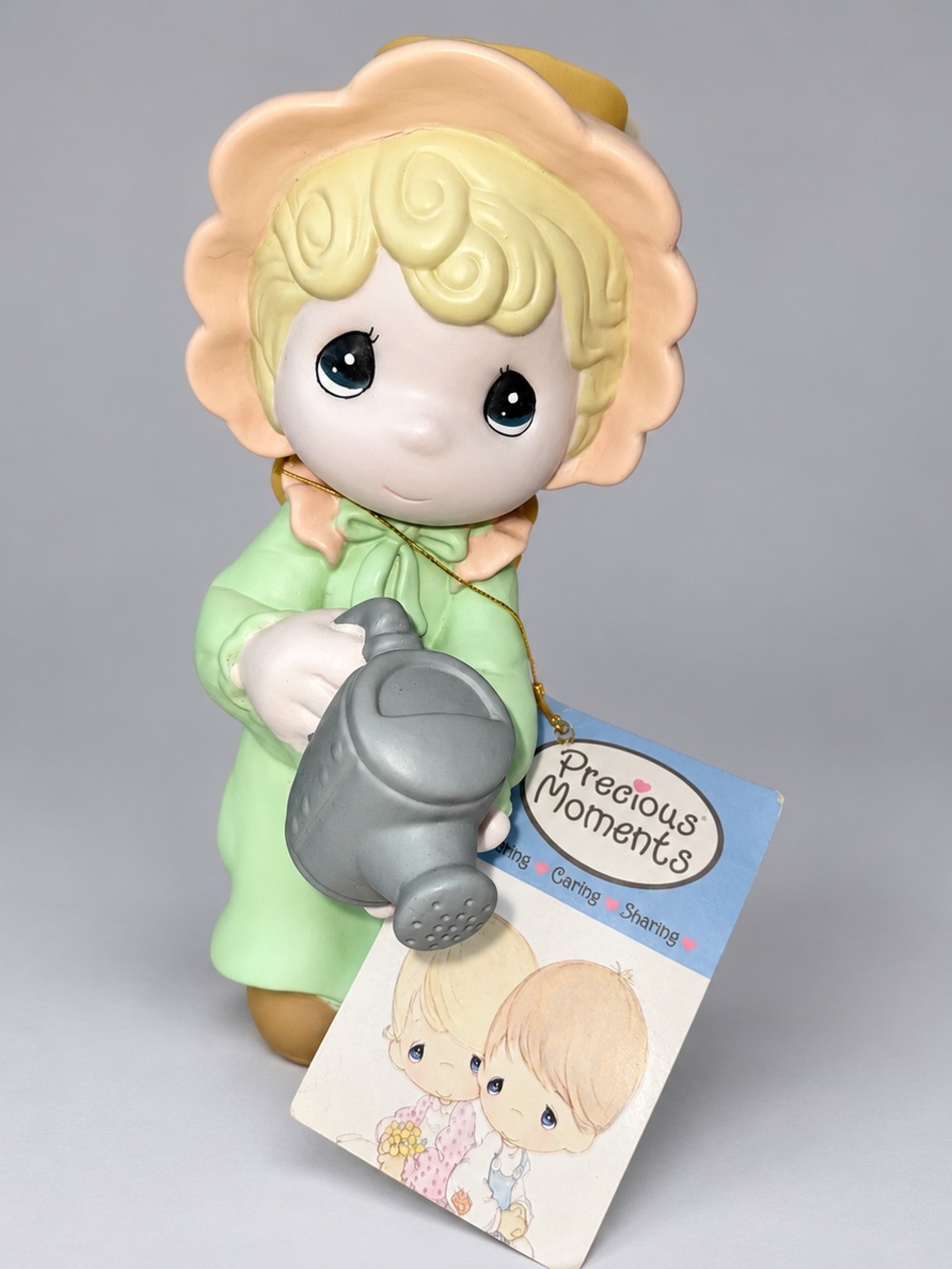 Precious Moments Angel Girl Watering Can Garden Figurine 2004 With Tag